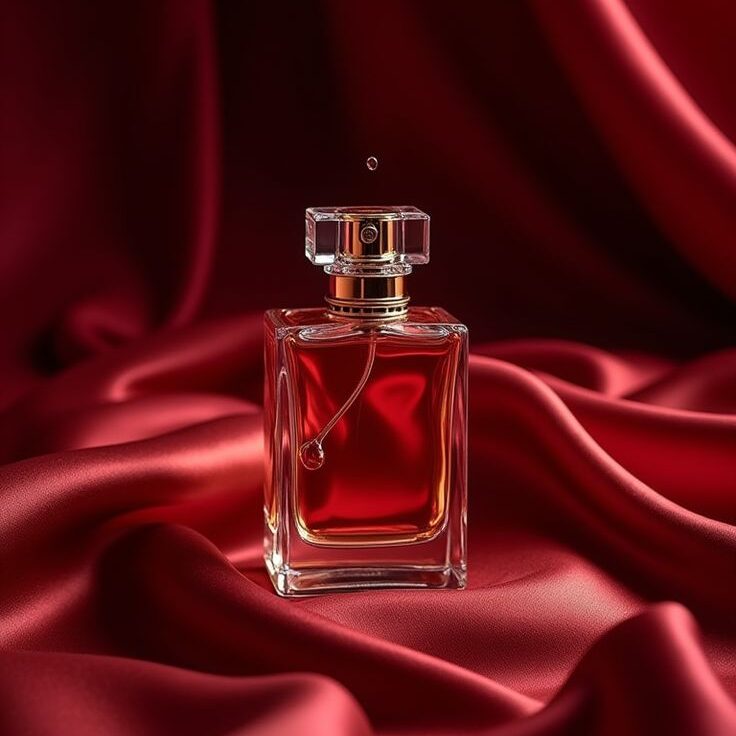 красивый визуал для бренда, духи, нейровизуал