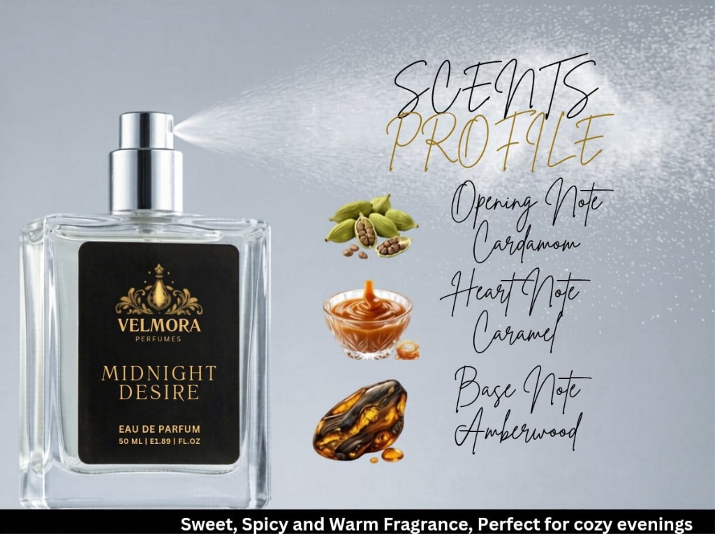 MIDNIGHT DESIRE - 50 ML | EDP | MEN | SPICY & SEDUCTIVE | ALL DAY FRAGRANCE - Image 6