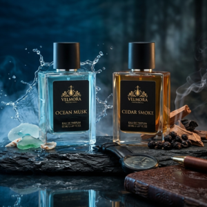 VELMORA PERFUME`S OCEAN BREEZE TO FOREST FEST DUO - OCEAN MUSK & CEDAR SMOKE