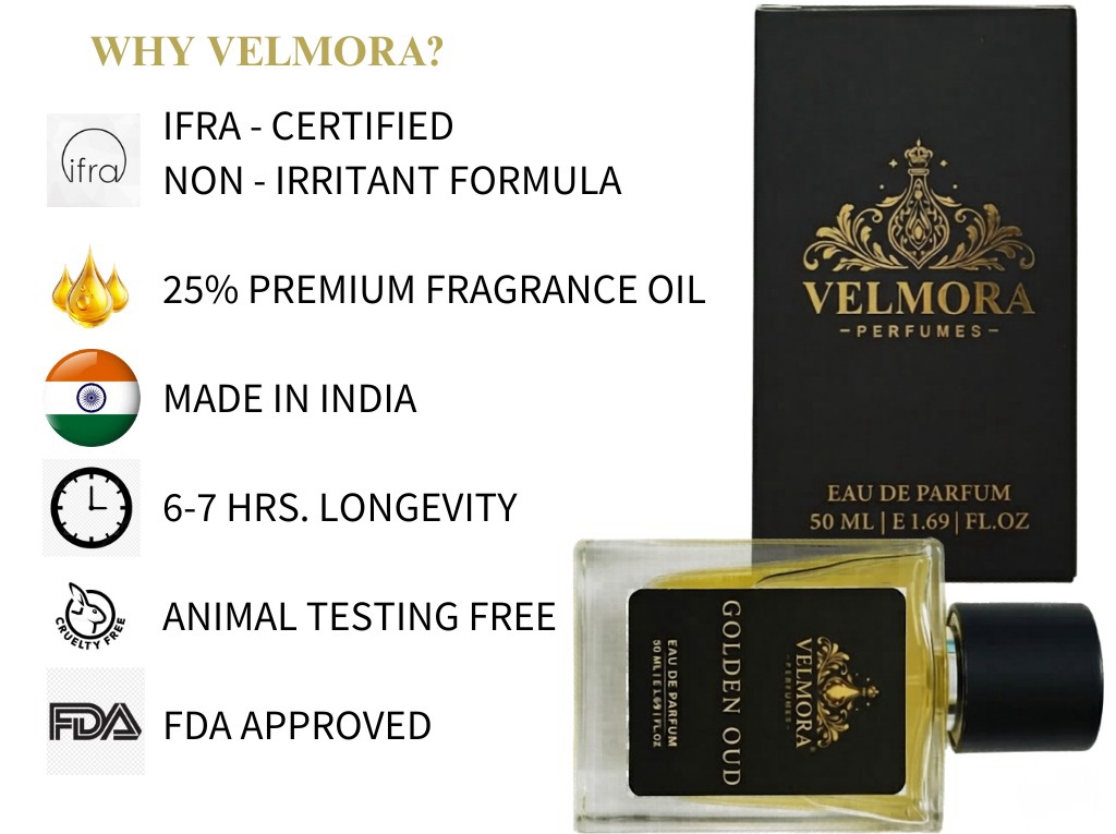 GOLDEN OUD - 50 ML | EDP | UNISEX | SWEET & WOODY | EVENING FRAGRANCE - Image 7